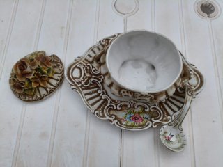 Sopera Vintage italiana estilo Capodimonte