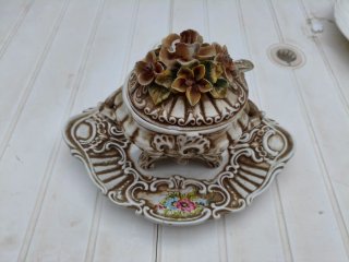 Sopera Vintage italiana estilo Capodimonte