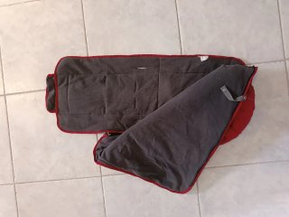 Silla de paseo Chicco roja y complementos varios