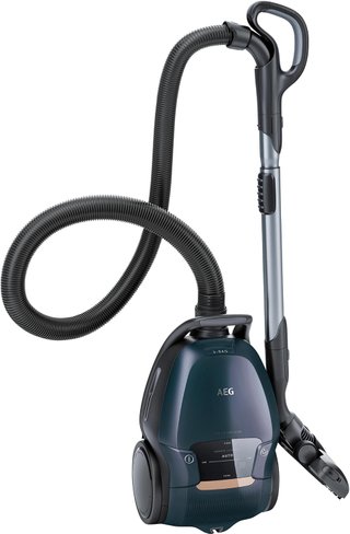 AEG aspiradora silenciosa con bolsa azul