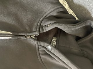 Sudadera PXP Negra con Cremallera