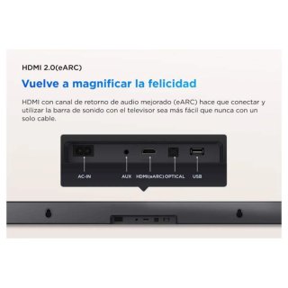 Barra de Sonido S45HE - 100W Dolby Atmos