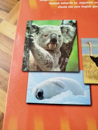 Un libro de enciclopedia de animales
