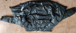 Chaqueta plumífero negra, hombre