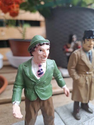 Figuras Humphrey Bogart y Chico Marx Resina