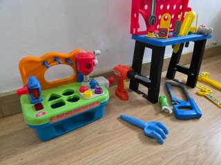 Juego de herramientas para niños