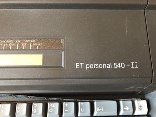 Olivetti ET personal 540-II Máquina de escribir