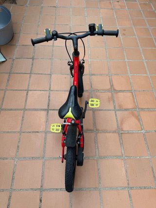 Bicicleta infantil BTWIN roja 16