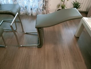 Juego de 6 sillas de comedor grises