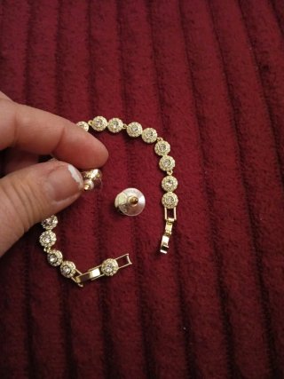 Conjunto Pulsera y Pendientes Swarovski