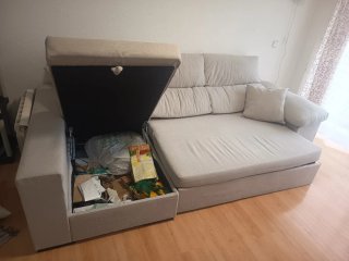 Sofá cama Chasselong beige