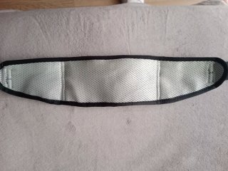Bandolera Running Negra y Verde