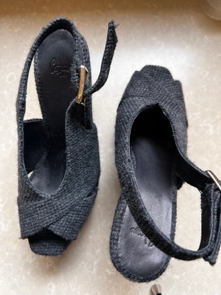 Alpargatas Castañer Talla 38 Gris