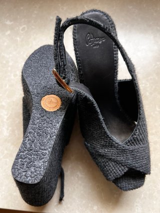 Alpargatas Castañer Talla 38 Gris