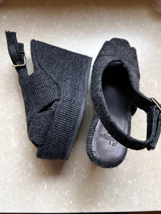 Alpargatas Castañer Talla 38 Gris