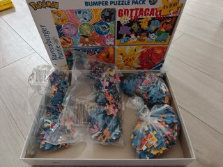 Pack 4 Puzzles Ravensburger Pokémon 100 Piezas