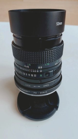 Canon FD 50mm 1:1.4 + Adattatore EOS R