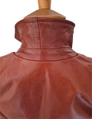Giacca in pelle Blauer rossa taglia S