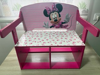 Pupitre/banco infantil Minnie Mouse