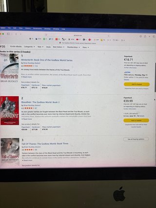 Libros Fantasía INGLÉS 9 libros 3x Trilogías