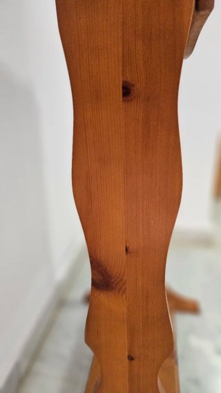 Galán de noche madera maciza con cajón