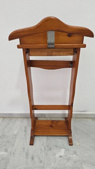 Galán de noche madera maciza con cajón