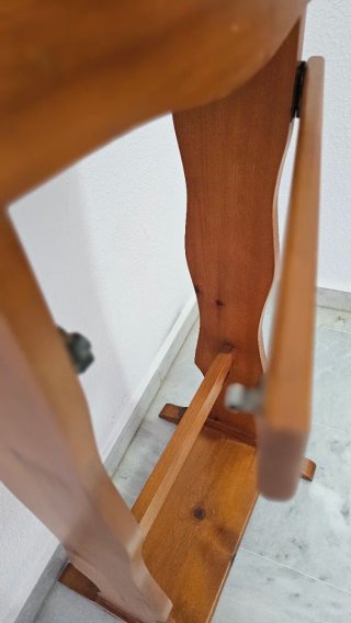 Galán de noche madera maciza con cajón