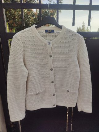 Giacca donna OVS beige/bianca