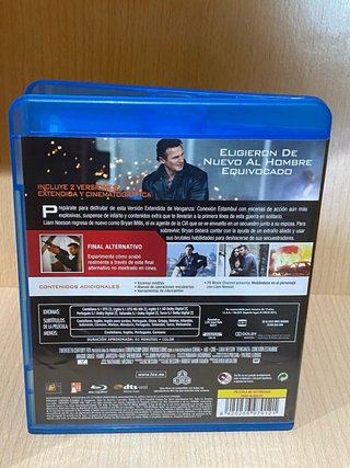 Trilogía VENGANZA Blu-Ray Disc Liam Neesonr