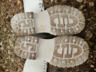 Botas altas blancas talla 38