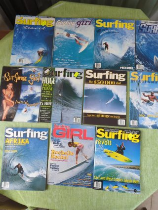 Lote revistas Vintage SURFING
