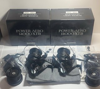 Coppia di mulinelli Shimano Power Aero 14000 XTB