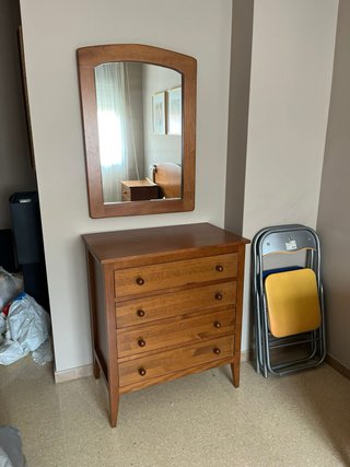 Cómoda Cajonera Dormitorio Vintage Madera
