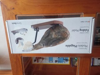 Jamonero Plegable Madera y Metal