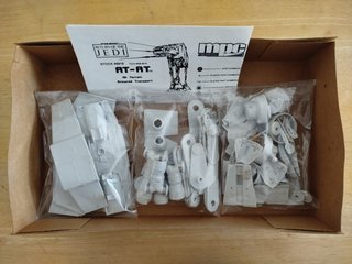 Joya Vintage-Maqueta Star Wars AT-AT(1989)MPC/ERTL
