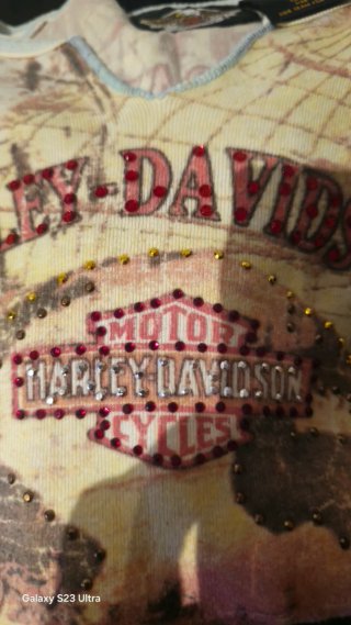 Dos Camiseta Harley-Davidson Mujer. Talla S.