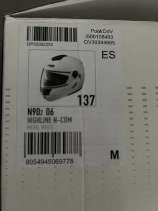 Casco Nolan Modular N90-2 Talla M Blanco