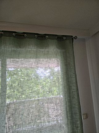 Cortinas mezcla Lino translúcido Visillo 140x245cm