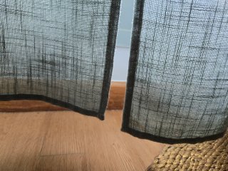 Cortinas mezcla Lino translúcido Visillo 140x245cm