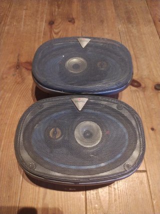 Par Altavoces Kenwood KFV-HQ695 Ovalados Negros