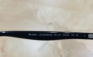 Gafas de Sol Ray-Ban Lady Burbank Montura negra