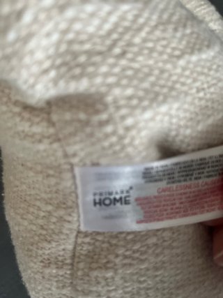 2 Cojines Beige nuevos 45x25
