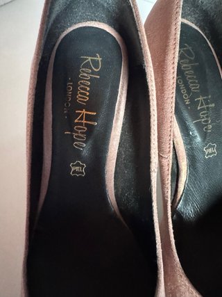 Zapatos tacón rosa Rebecca Hope T.36