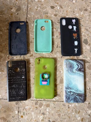 Lote de 6 fundas y carcasas para móvil
