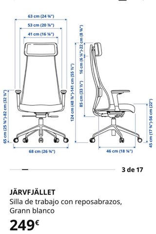 Silla de oficina IKEA Järvfjället