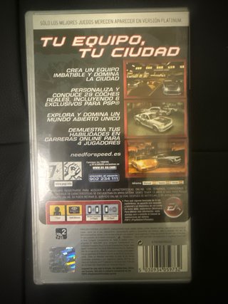 Need For Speed Carbono PSP - Scatola del videogioco