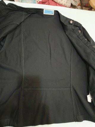 Chaqueta vaquera negra