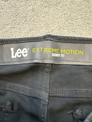Pantalones Lee Hombre Negro Talla W36 L32 elastico