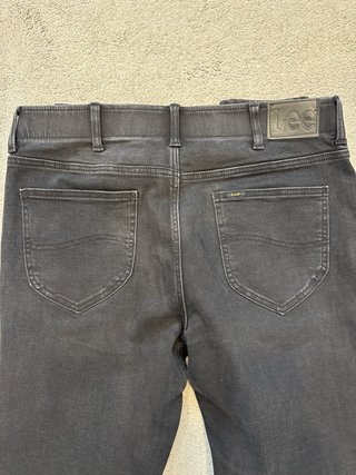 Pantalones Lee Hombre Negro Talla W36 L32 elastico