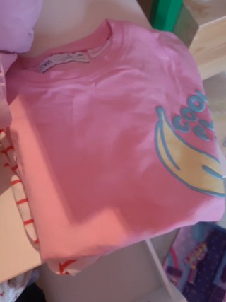 Lote 4 camisetas niña manga corta